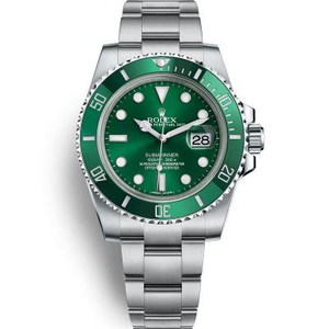 NAIL Rolex 116610LV-97200 Green Water Ghost Men's Watch Acero Inoxidable Correa Movimiento Mecánico Automático Cierre Inferior