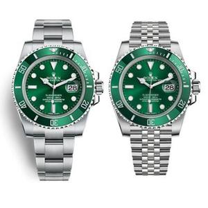 V9 Factory Rolex Green Water Ghost 116610 Men's Mechanical Watch 3135 Movement 904 Steel Brand New Green Water Ghost (una correa de cinco baht gratis)