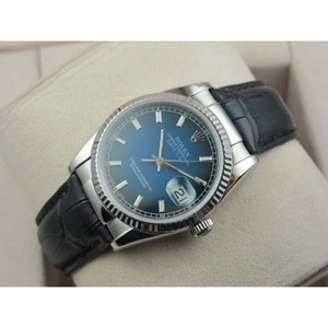 Rolex Rolex reloj Datejust correa de cuero hombre reloj suizo de importación movimiento Hong Kong asamblea