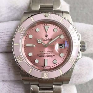 Versión Rolex V5 del fantasma de agua en polvo para mujeres ROLEX Submariner; Movimiento mecánico automático 2836, 40 mm de diámetro, señora, reloj de acero inoxidable.