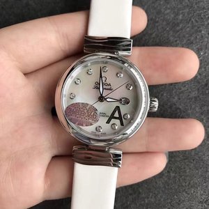 Reloj mecánico Cartier Santos de la fábrica V6 de oro rosa completo