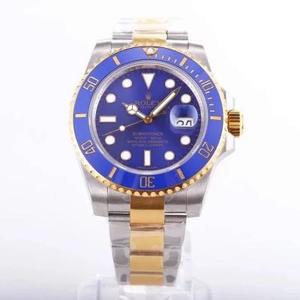 Vr. Factory vuelve a construir en gran medida la versión imperial del oro 18K, el Rolex Submariner Inter-Gold Series, la mejor versión de oro de 18K del Submariner