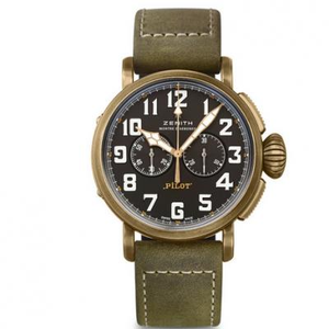 XF Factory Re-en-enactió Zenith Pilot 29.2430.4069/21.C800 Bronze Knight Top Reissue Watch