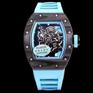 Kv Taiwan fábrica Richard Mille RICHARDMILLE versión más fuerte RM055 Baba Watson. Tiffany Blue Abu Dhabi especial de pista de carreras