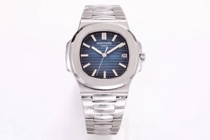 MKS trabajo innovador obra maestra popular 5711 reloj blanco clásico modelo cara azul