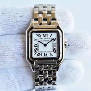 GF: n vahvin naisten kellosarja ?? Cartier Cheetah Panthère de Cartier ruostumattomasta teräksestä valmistettu hihna kvartsiliike naistenkello