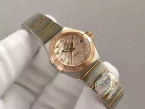 [Räjähtävä naisten kello] Omega-tähdistösarja PLUMA Light Feather Watch Täysin automaattiset mekaaniset naiset, ensiluokkainen, ruostumattomasta teräksestä valmistettu rannekoru