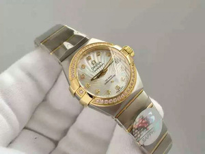 [Räjähtävä naisten kello] Omega-tähdistösarja PLUMA Light Feather Watch Täysin automaattiset mekaaniset naiset, ensiluokkainen, ruostumattomasta teräksestä valmistettu rannekoru