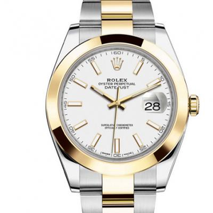 Rolex Datejust -sarja 126303-0015 miesten kello valkoinen kilpi.