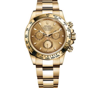 JH Tehdas Rolex V7 Painos Universumi Chronograph Full Gold Daytona 116508 Miesten Mekaaninen Watch