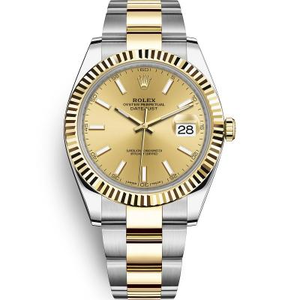 WWF Factory Watch Rolex Datejust-sarjan m126333-0009 miesten automaattinen mekaaninen kello, 18k kulta