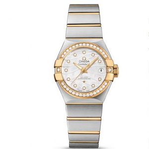 ZF Factory Omega Constellation 123.10.27.20.55.002 Kvartsikello Naisten Watch korjasi puutteita kaikkien versioiden markkinoilla