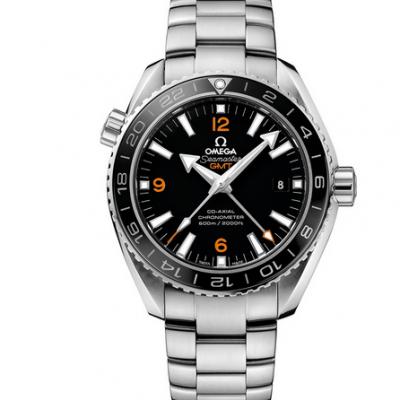 VS Omega Planet Ocean GMT 43.5mm 1: 1 8605 ruostumattomasta teräksestä valmistettu hihna, automaattinen mekaaninen miesten kello. - Sulje napsauttamalla kuva