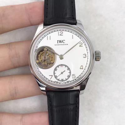 Merkki: IWC (Portugali Tourbillon-sarja) TF Boutique Style: Automatic Mechanical Belt Watch Miesten Watch - Sulje napsauttamalla kuva