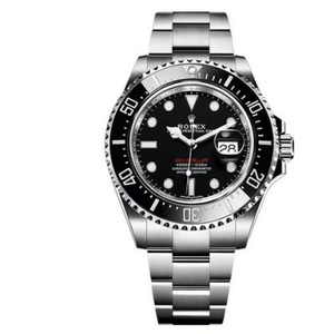 AR usine nouveau produit Rolex 126600-0001 single red ghost king sea-style 50th anniversary edition 904 acier inoxydable.