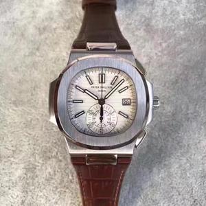 BP a produit Patek Philippe Nautilus Chronograph Shanghai 7750 Machine Change Cal.CH28-520 C Movement Men's Watch