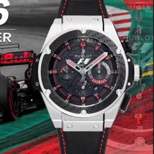 V6 usine Hublot nouvelle montre avec fonction chronographe bague de frein en céramique bouche