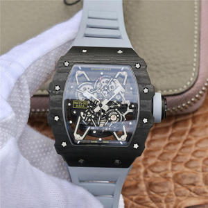 NT Richard Mille RM-035 Gratuit 1 paire de ruban adhésif de rechange + 2 poignées bague en caoutchouc multicolore Montre homme Bracelet en silicone Mouvement mécanique automatique