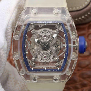 Richard Mille RM 56-01 Montre mécanique manuelle pour homme Montre mécanique transparente.