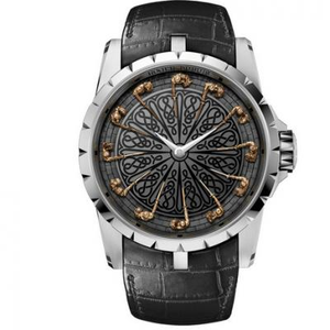 Roger Dubuis King Series RDDBEX0495 Round Table 12 Knights One of Men's montre mécanique