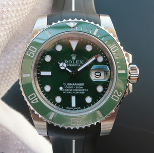 Rolex Green Water Ghost Green Ghost v7 version SUB Submariner série 116610LV modèle de bande.
