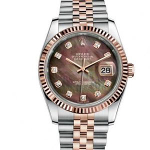 GM nouvelle dame datejust 36 mm or rose 2018 nouvelle datejust série recouverte d'or 14 carats mouvement mécanique automatique bracelet en acier inoxydable