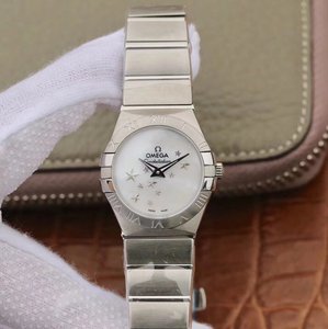 Montre à quartz TW Omega série Constellation pour femmes 27 mm Bracelet en acier inoxydable original modèle un-à-un