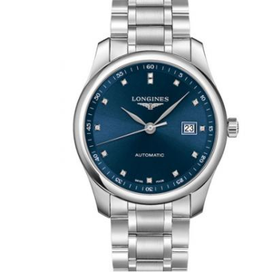 Montre V9 Factory Longines Master Series L2.793.4.97.6 Calendrier à trois aiguilles Blue Surface