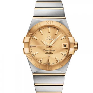 VS Factory réplique Omega Constellation 123.20.38.21.08.001 montre mécanique pour homme en plaqué or.