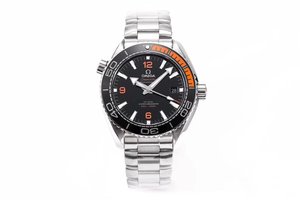 VS usine Omega Ocean Universe 600 Mi Gang Band Mechanical Watch «Quarter Orange» .