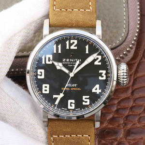 Montre mécanique pour homme XF Zenith Pilot Fly 29.2430.679 / 21.C753 bronze