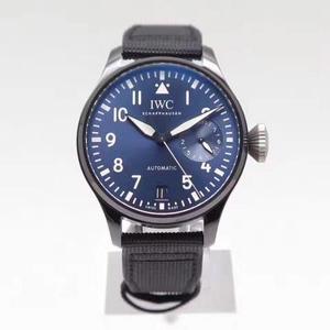 ZF IWC IW502003 Série pilote Dafei Blue Face Explosion Modèle mécanique montre pour homme