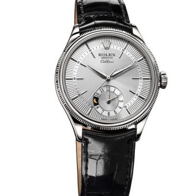 Montre mécanique pour homme Rolex Cellini 50529 à plaque blanche. . - Cliquez sur l'image pour la fermer