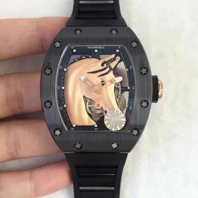 KV a produit la nouvelle tête de cheval doré Richard Mille RM4 Taille: 42,70 mm * 50,00 mm * 15,95 mm - Cliquez sur l'image pour la fermer