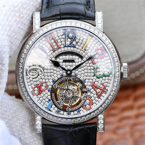 TWL Franck Muller Starry True Tourbillon Leather Strap Automatic Mechanical Men's Watch