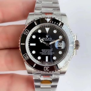 n monarcha v10 taibhse uisce glas leagan is déanaí Rolex 904 cruach taibhse uisce glas 116610LV-97200 faire