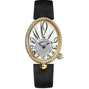 Breguet Neapolitan ladies watch, high-quality ladies mechanical watch, diamond 18k gold.
