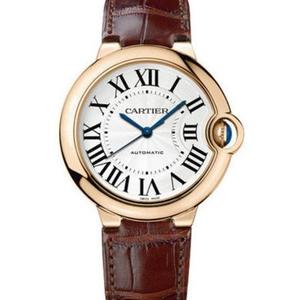 V6 Factory Cartier Blue Balloon W6900456 Rose Gold Ladies Mechanical Watch (33mm)