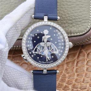 GP Van Cleef u0026 Arpels poetic complication series The dancing angel lang craft skirt with diamonds and literal villains in sterling silver.