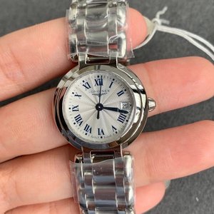 GS Factory Watch Longines Heart and Moon Series Elegant Quartz Women's Watch Calendar Type Mother-of-pearl Face