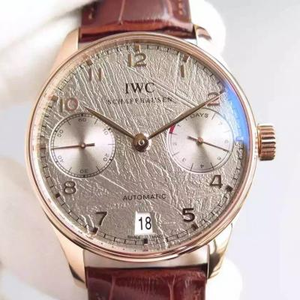 IWC New Portuguese 7 Portuguese Seven Meteorite Limited Edition Portuguese 7th Chain V4 Edition Mechanical Men's Watch