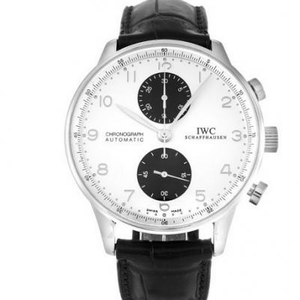 V7 Edition IWC Super Slim Portuguese Meter IWC371411 Panda Eye Men's mechanical watch.