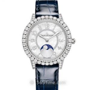 ZF Jaeger-LeCoultre dating series Q3523570 Moon phase diamond mechanical ladies' watch.