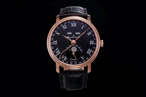 OM New product Blancpain villeret classic series 6639 moon phase display homemade 6639 machine Core full-featured men's watch.