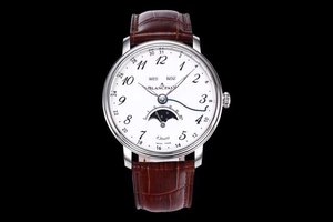 OM New product treasure Villeret classic series 6639 moon phase display self-made 6639 movement full-featured men's watch.