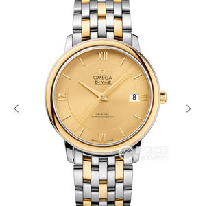 Vk Omega Butterfly Series 36.8mm V2 version is on sale! Gold ladies' top replica watch.