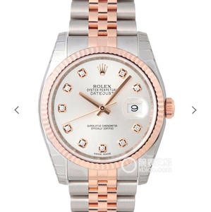 N factory replica Rolex Datejust rose gold 14k gold-covered series unisex watch mechanical watch.