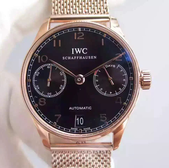 IWC Portuguese 7th Limited Edition Portuguese 7th Chain V4 Edition Mechanical Men's Watch - Click Image to Close