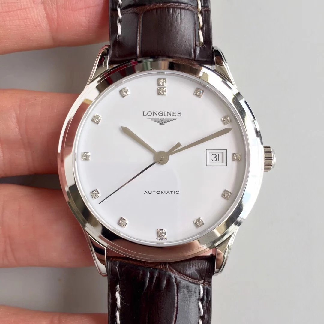 YC Boutique LONGINEs Longines Army Flag Series L4.774.4.27.6 Men's Mechanical Diamond Watch Original Mold 1:1 Reissue - Click Image to Close