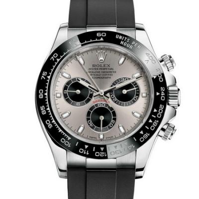 N Rolex new version 904 steel Daytona m116519ln-0024 Full-featured Men's Mechanical Watch Rubber Strap. - Click Image to Close